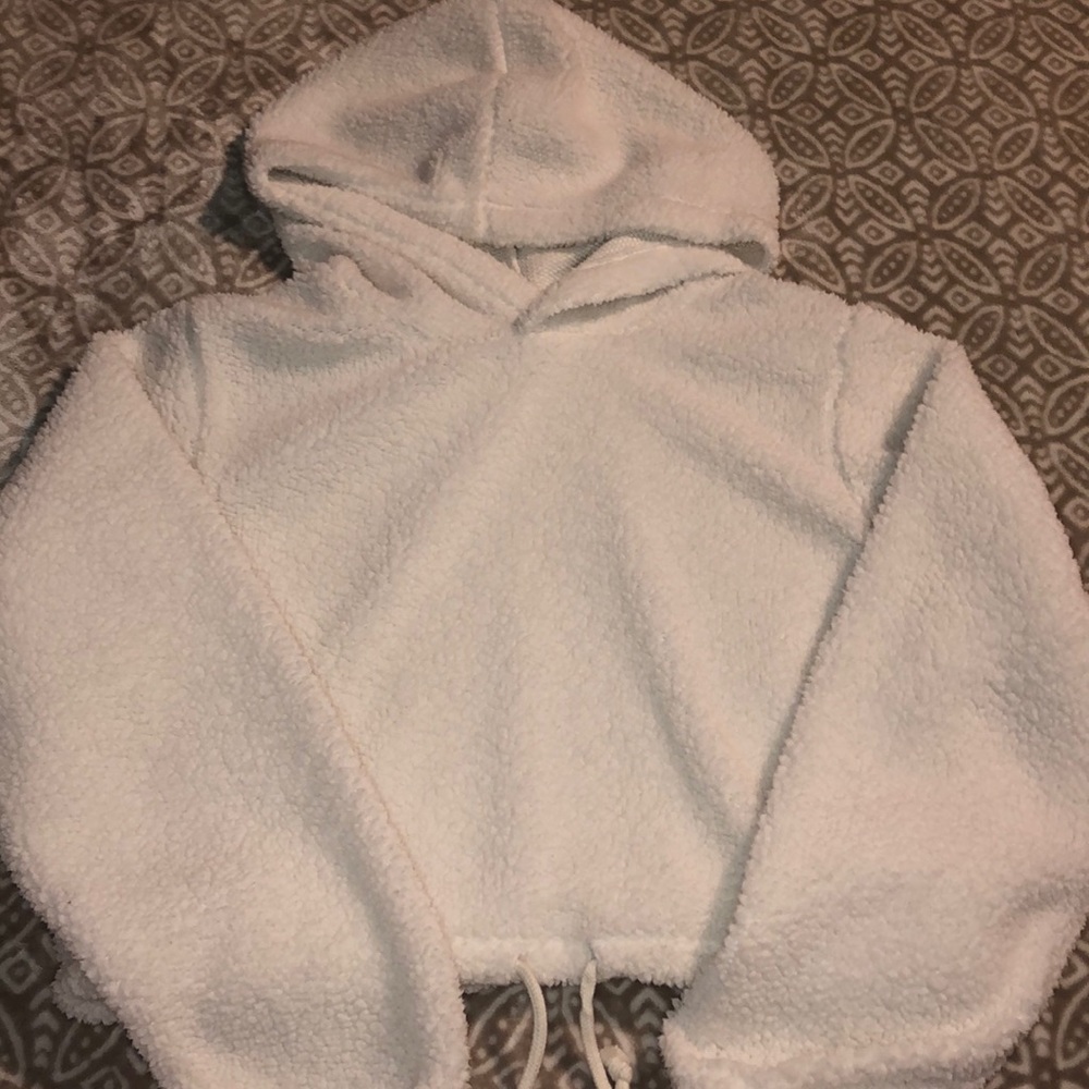 super soft cropped hoodie